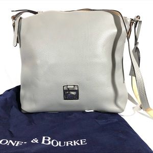 Dooney and Bourke Crossbody Grey pebble leather